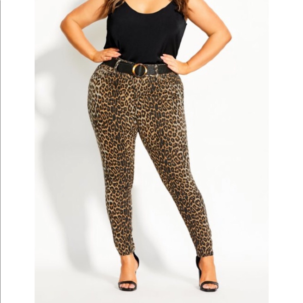 City Chic size 16 Asha Skinny Jeans Ankle Length